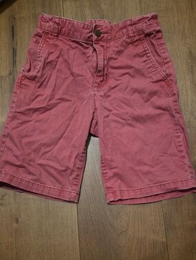 Old Navy Boys Washed Red Chino Shorts